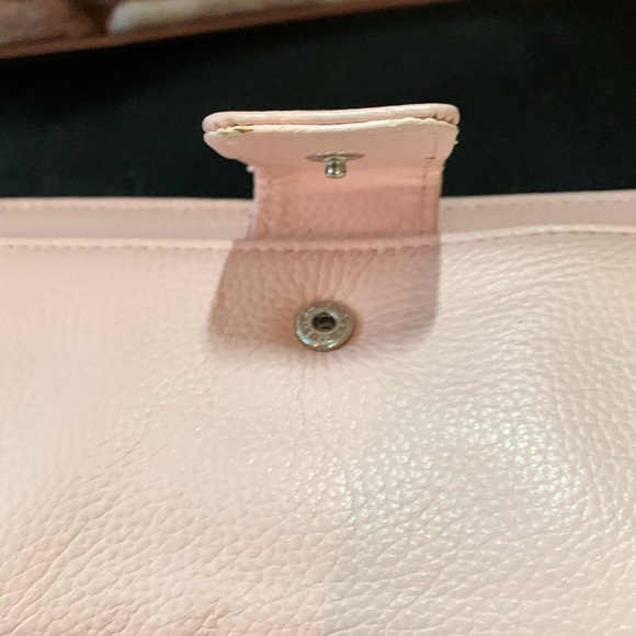 Giani Bernini Soft Leather Pink (7") Zip Around Wristlet - Picture 4 of 16